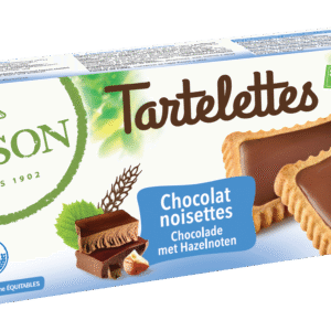 Bisson Gevulde hazelnoot chocolade tartelettes bio