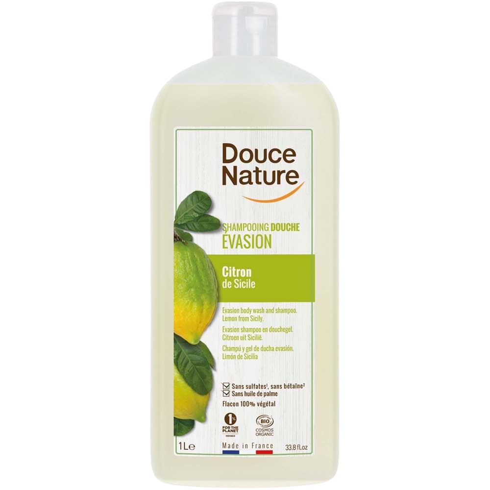 Douce Nature Douchegel & shampoo evasion citroen Sicilie bio