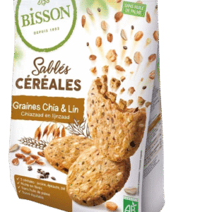 Bisson Zandkoekjes chia & lijnzaad bio