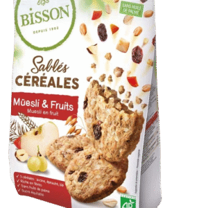 Bisson Zandkoekjes muesli & fruit bio