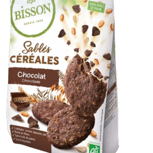 Bisson Zandkoekjes chocolade & granen bio