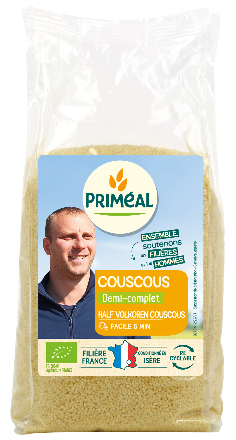 Primeal Couscous half volkoren bio