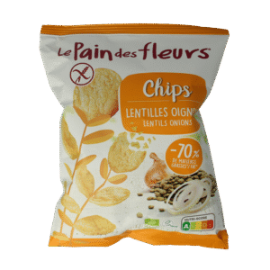 Pain Des Fleurs Chips met linzen en ui bio