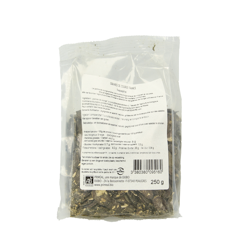 Primeal Pompoenpitten uit Frankrijk bio - Afbeelding 2