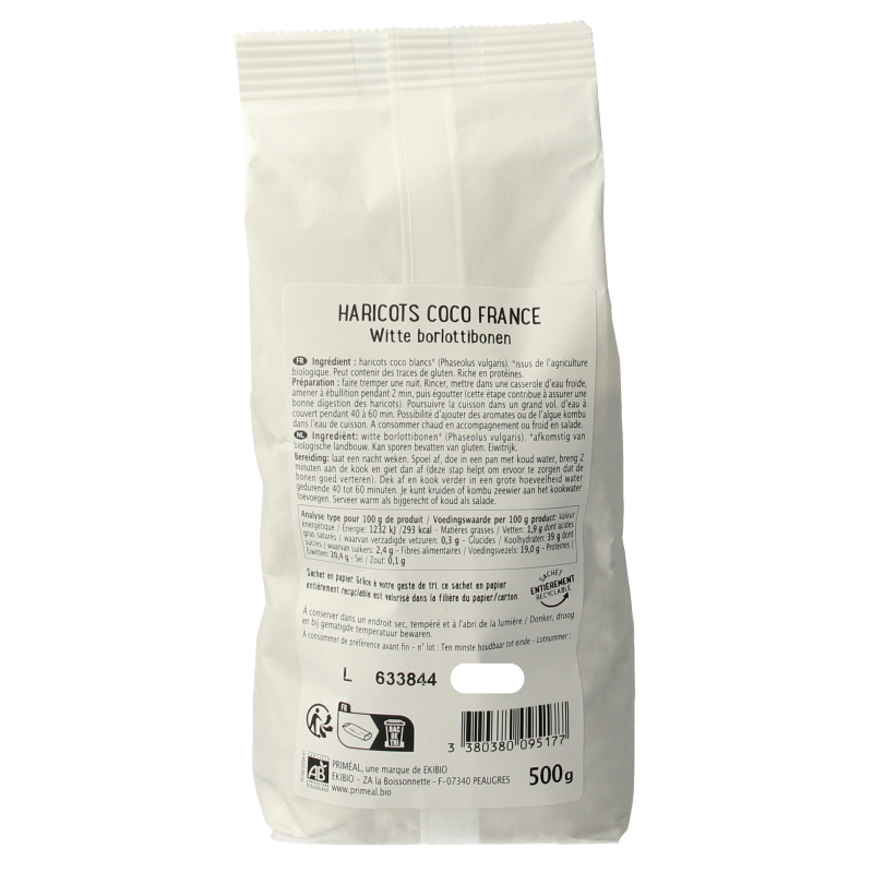 Primeal Kokosbonen uit Frankrijk bio - Afbeelding 2