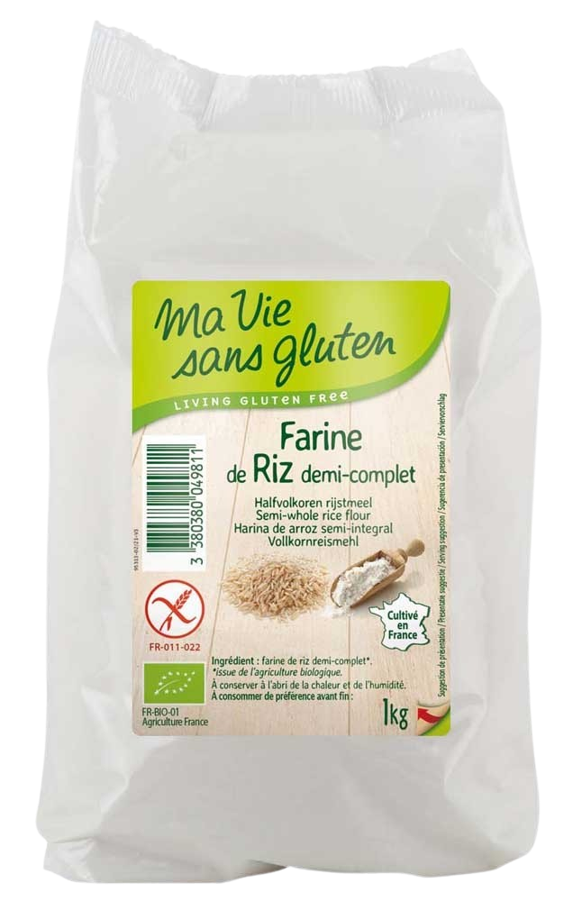 Ma Vie Sans Rijstmeel halfvolkoren glutenvrij bio