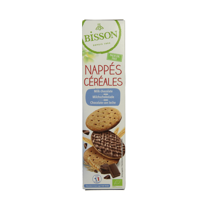 Bisson Melk chocolade frosted granenkoekjes bio - Afbeelding 3