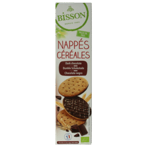 Bisson Pure chocolade frosted granenkoekjes bio
