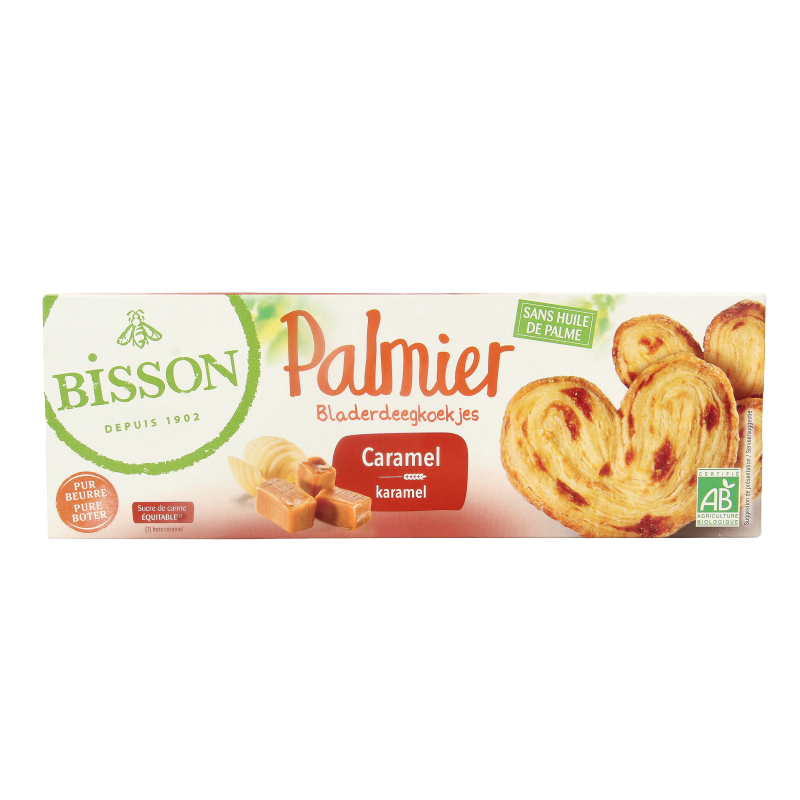Bisson Palmier bladerdeegkoek caramel bio