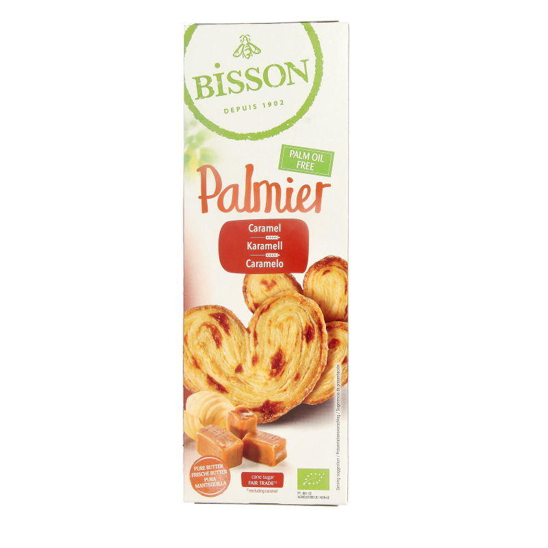 Bisson Palmier bladerdeegkoek caramel bio - Afbeelding 3