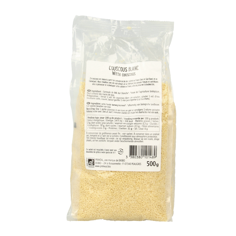 Primeal Couscous wit Frankrijk bio - Afbeelding 2