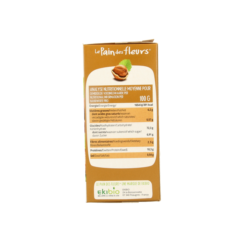 Pain Des Fleurs Krokante bio crackers met hazelnoot glutenvrij - Afbeelding 4