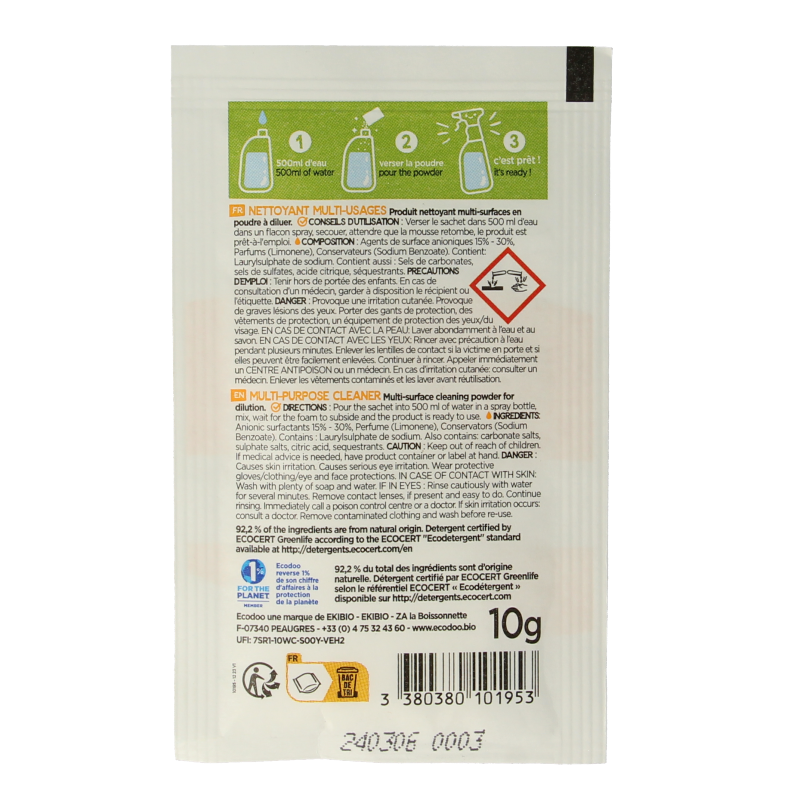 Ecodoo Allesreiniger poeder oplosbaar eco - Afbeelding 2