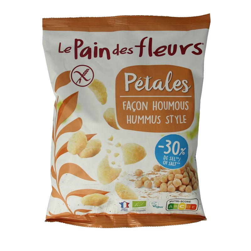 Pain Des Fleurs Chips hummus glutenvrij bio