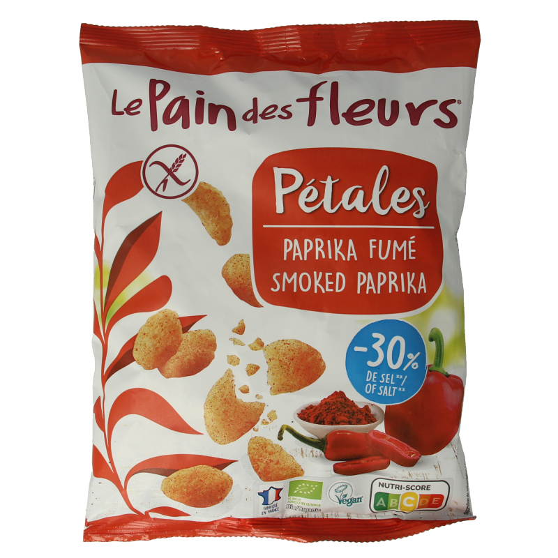 Pain Des Fleurs Chips paprika glutenvrij bio