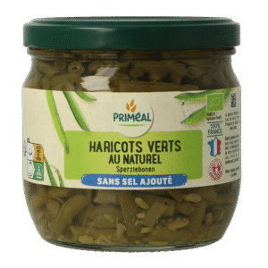 Primeal Haricot verts zonder toegevoegd zout bio