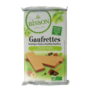 Bisson Wafels choco hazelnoot bio