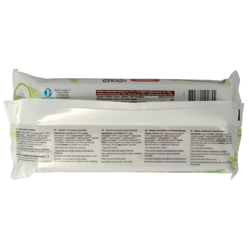 Bisson Stick choco pure chocolade bio - Afbeelding 3