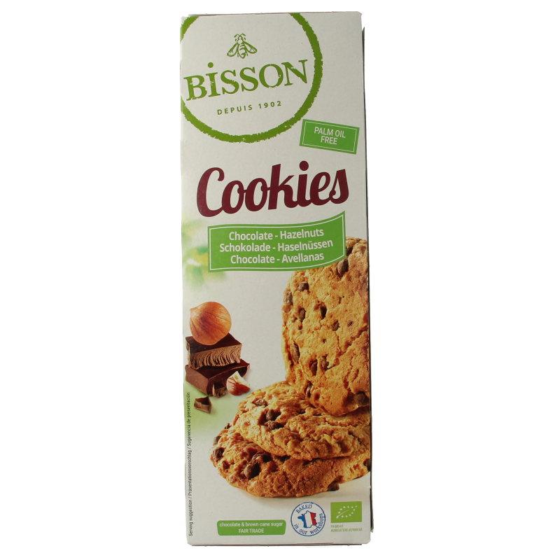 Bisson Choco hazelnoot cookies bio - Afbeelding 3