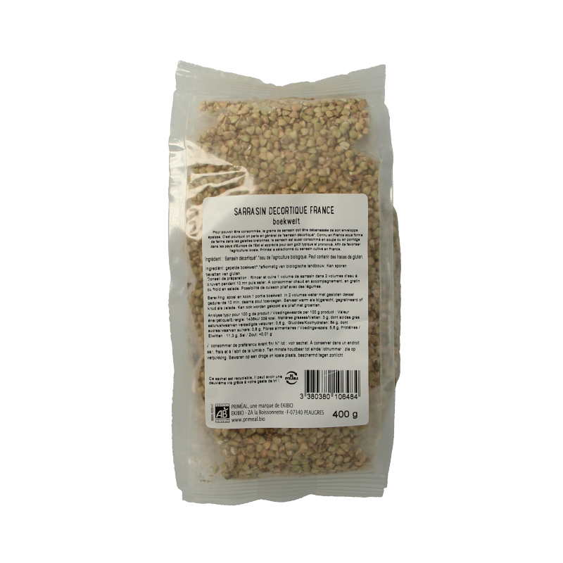 Primeal Boekweit gepeld bio - Afbeelding 2
