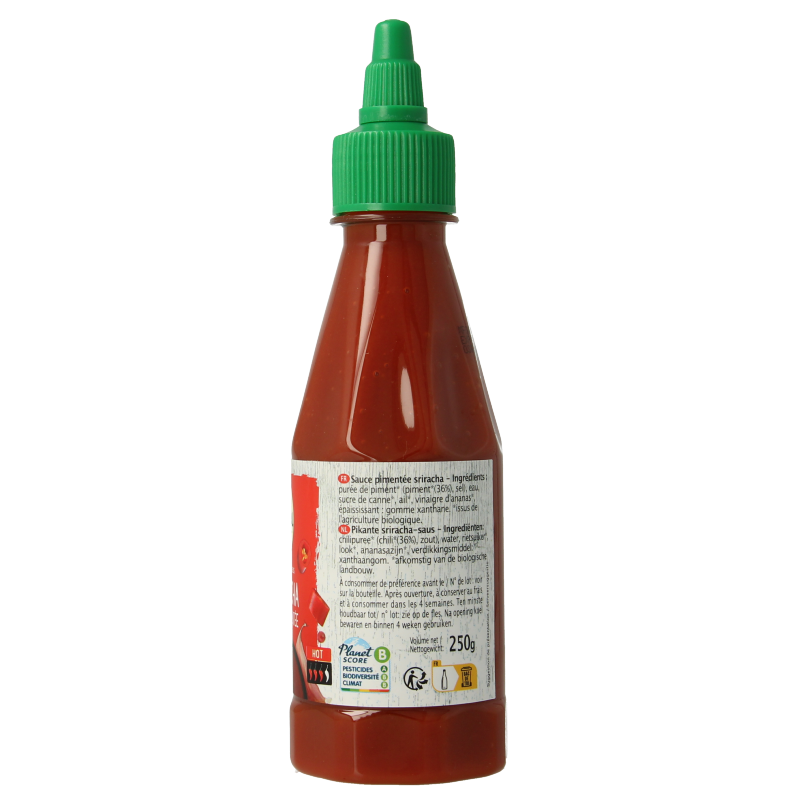 Primeal Chilisaus sriracha pittig bio - Afbeelding 3