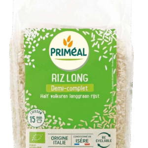 Primeal Halfvolkoren langgraan rijst bio