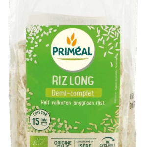 Primeal Halfvolkoren langgraan rijst bio