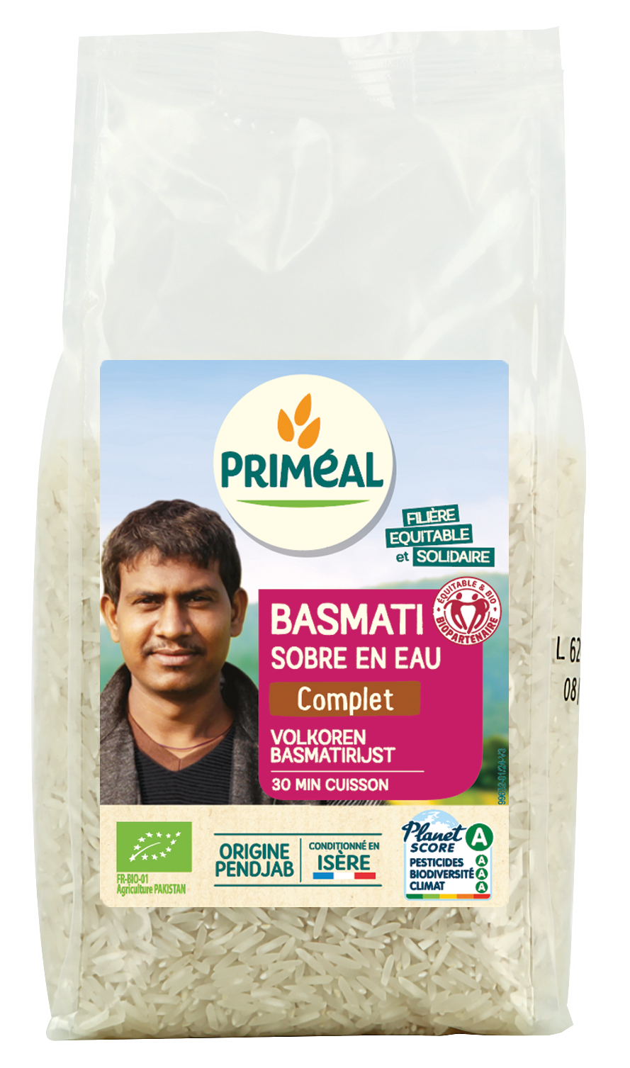 Primeal Volkoren basmati rijst bio