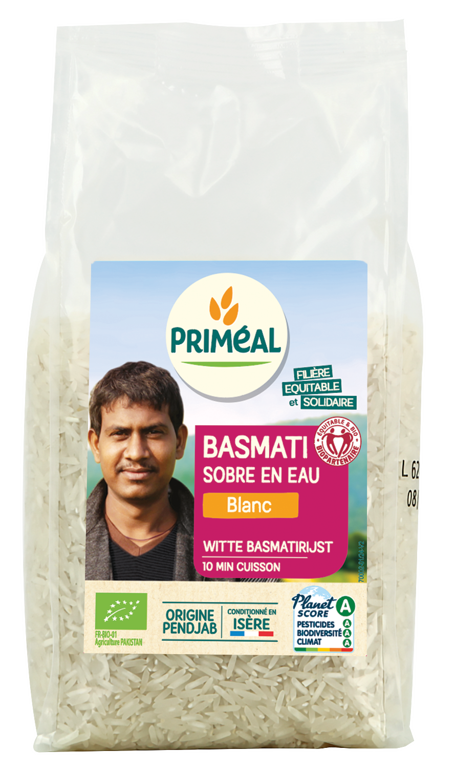 Primeal Witte basmati rijst bio