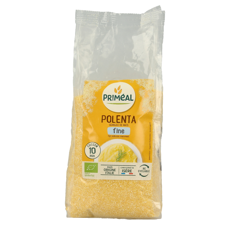 Primeal Polenta fijn volkoren maismeel bio