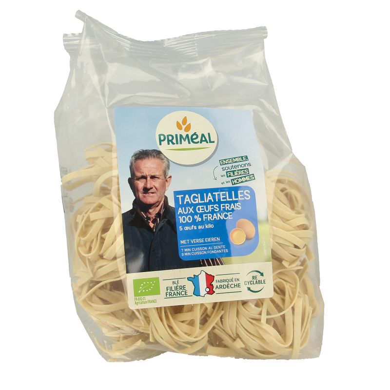 Primeal Tagliatelle met verse eieren bio