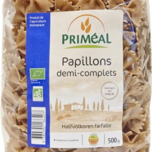 Primeal Halfvolkoren farfalle bio