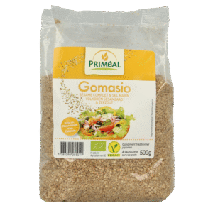 Primeal Gomasio volkoren sesamzaad en zeezout bio