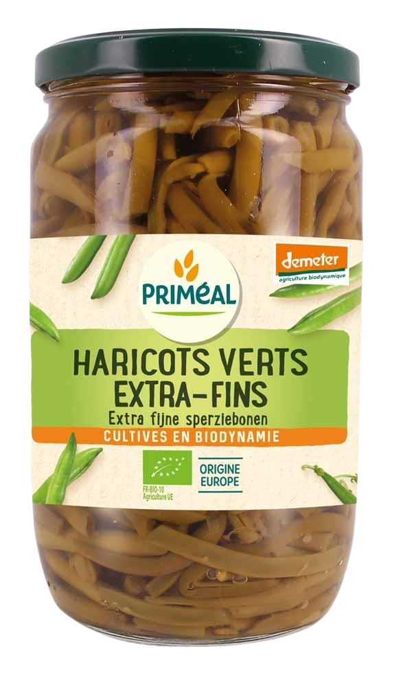 Primeal Haricots verts sperziebonen demeter bio