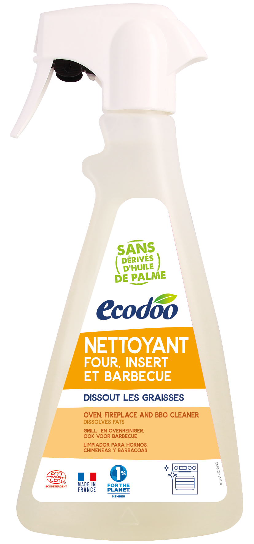 Ecodoo Oven haard en barbecue reiniger bio