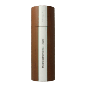 Yoko Drinkfles wood met theefilter isotherm 350ml