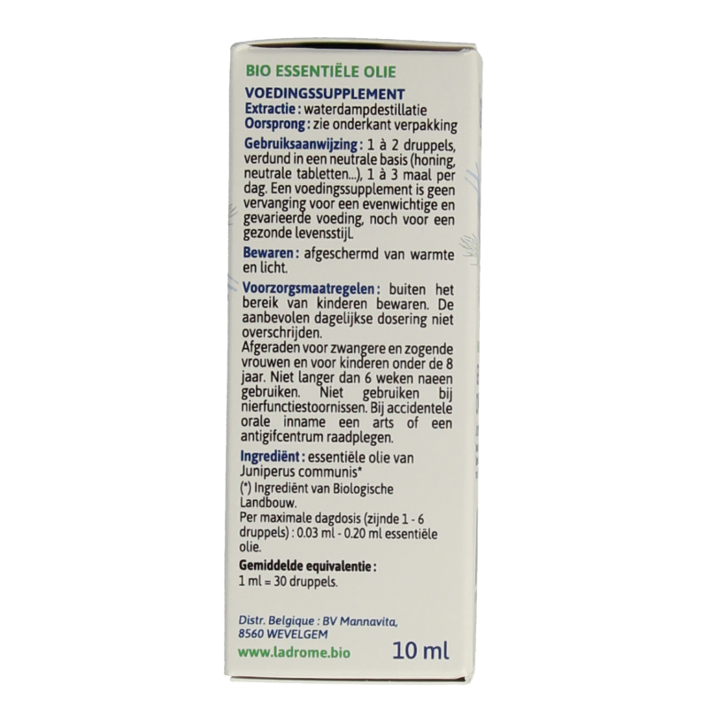 Ladrome Jeneverbes olie bio - Afbeelding 3