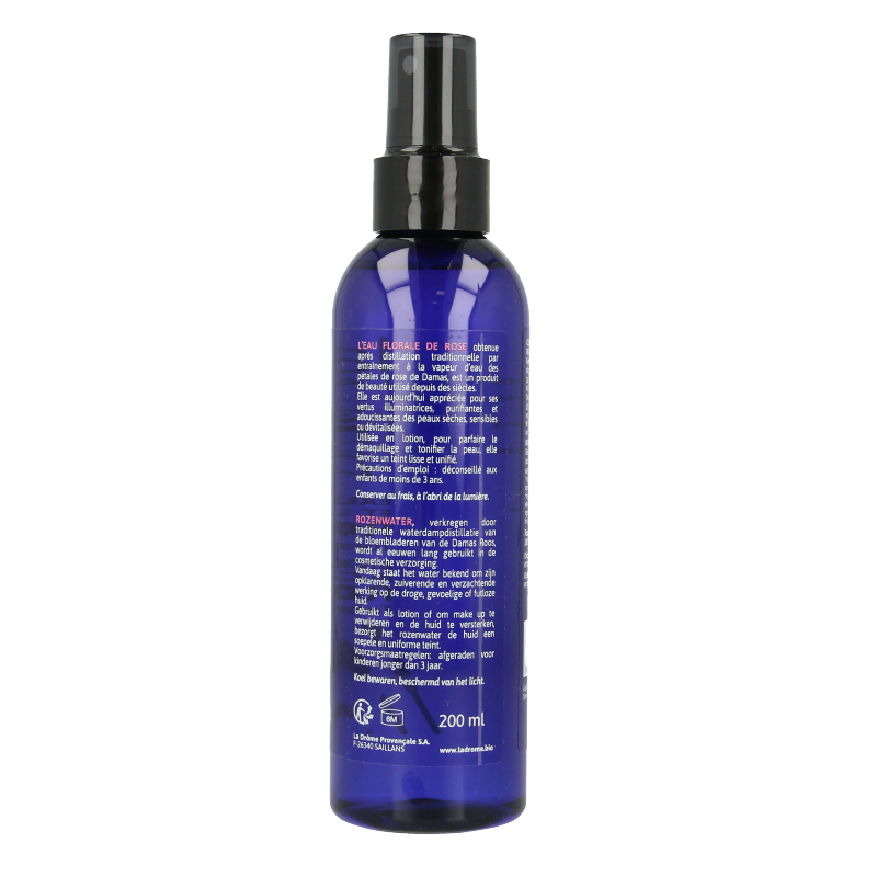 Ladrome Rozenwater spray bio (hydrolaat) - Afbeelding 2