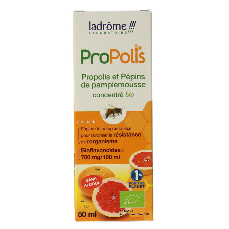 Ladrome Propolis pompelmoes pit concentraat bio - Afbeelding 4