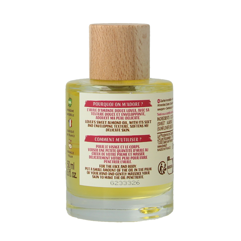 Lovea Sweet almond oil softens - Afbeelding 3