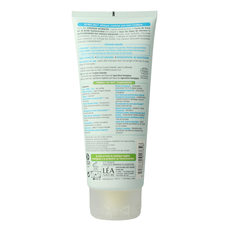 So Bio Etic Conditioner coco hyaluronic acid - Afbeelding 2