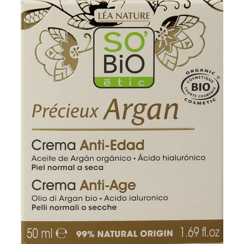 So Bio Etic Argan anti-aging day cream - Afbeelding 4
