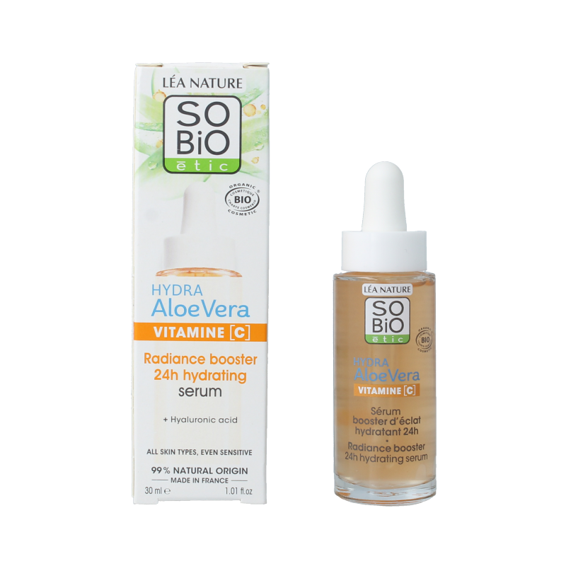 So Bio Etic Radiance booster 24h hydrating serum bio - Afbeelding 2