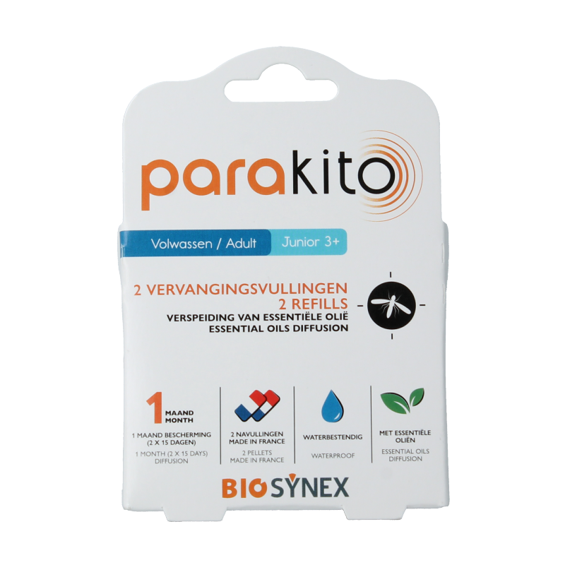 Parakito Anti mug armband navullingen