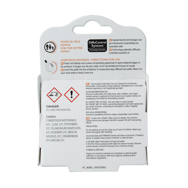 Parakito Anti mug armband navullingen - Afbeelding 2