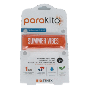 Parakito Anti mug armband volwassenen oranje