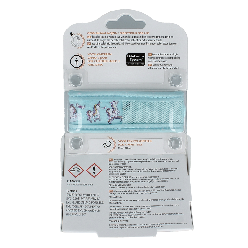 Parakito Anti mug armband junior eenhoorn - Afbeelding 2