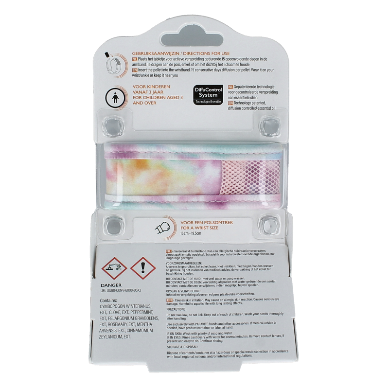 Parakito Anti mug armband junior tie dye - Afbeelding 2