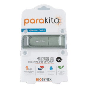 Parakito Anti mug armband volwassenen kaki