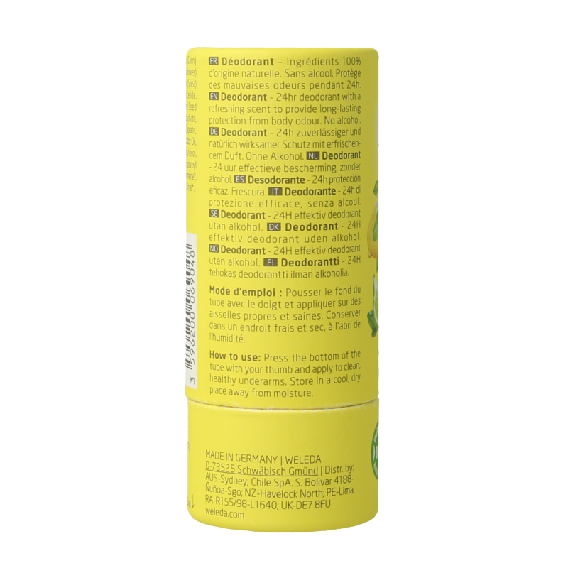 Weleda Deodorant stick citrus + bergamot 24U - Afbeelding 2